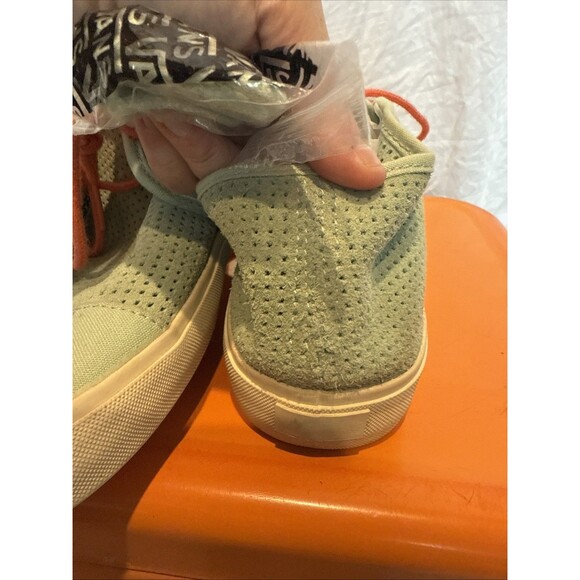Vans Rhea Square Perf Suede Gossamer Green Casual Sneakers Women's 9.5 - Picture 10 of 15